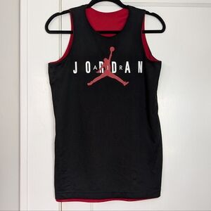 Jordan Reversible Tank Top Youth XL 13/15 Red Black Jumpman
